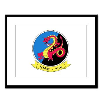 MMHS268 - M01 - 02 - Marine Medium Helicopter Squadron 268 - Large Framed Print - Click Image to Close
